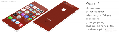金屬材質纖薄外觀 蘋果iPhone6概念手機1
