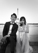 賈靜雯修傑楷婚紗照 美好回憶在巴黎兩人看起來十分幸福