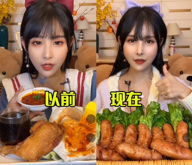 快手辛選貓妹妹解封回歸，顏值突變被質疑整容，有點像“時大漂亮”了