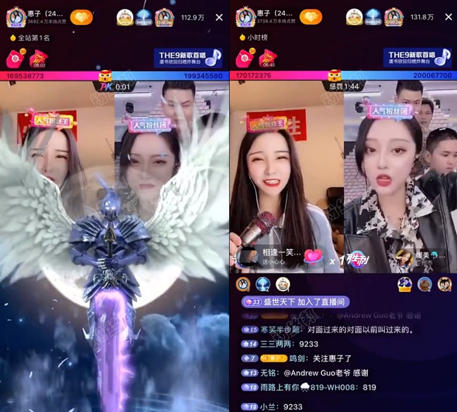 娜美PK抖音惠子一戰成名，3點7億總音浪榜單2000萬，雙贏均打破人氣紀錄