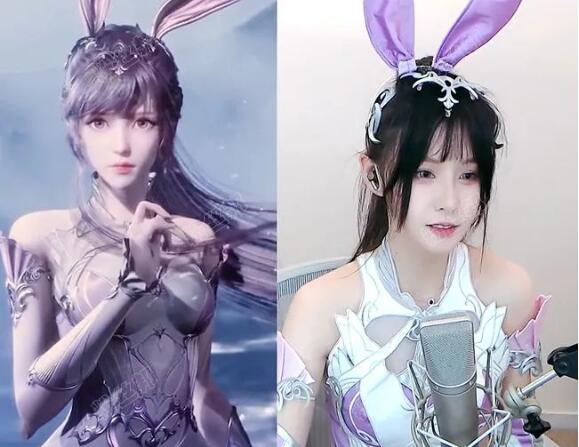 鬥魚阿冷直播送小驚喜，COS小舞大方秀美腿，粉絲直呼太美建議多安排