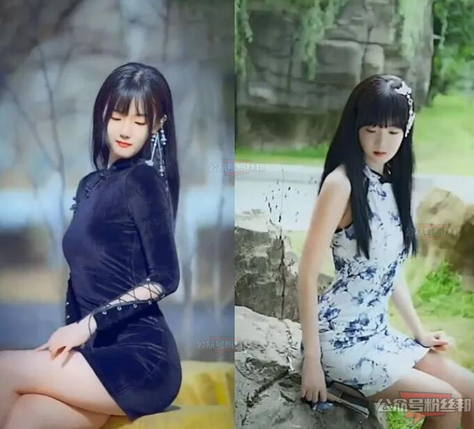 被封殺“吃個桃桃”的風小逸，在微博卷土重來穿女裝，繼續AI換臉扮女人